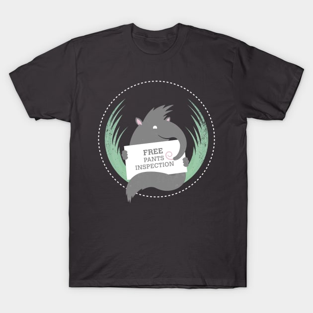 Entrepreneurial Anteater II T-Shirt by slugbunny